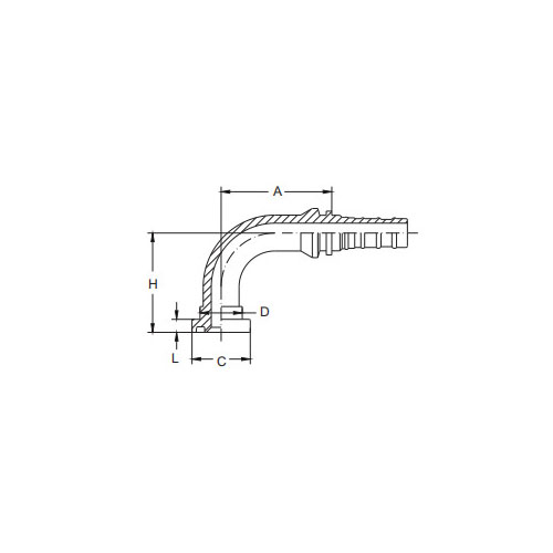 87993-90°SAE Karima 9000 PSI reteszelés